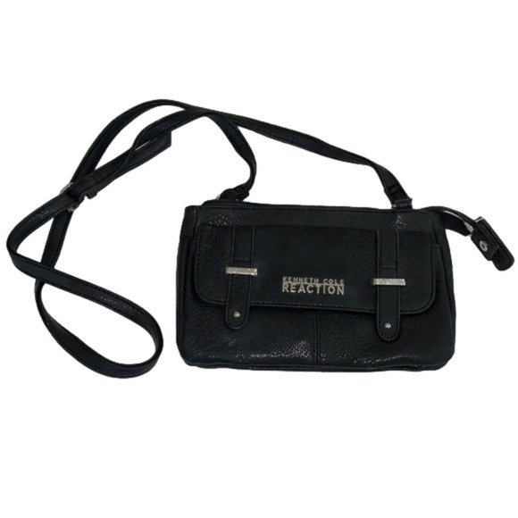 𝅺Kenneth Cole Reaction Crossbody Purse Black​ - Picture 1 of 6